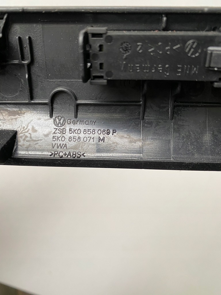 фото №5, Рамка панель кондиционера vw golf vi ładna orginał