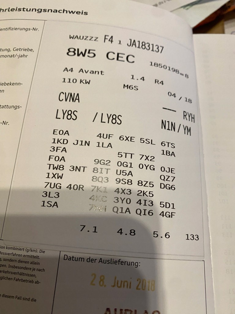 8w1971051 електропроводка джгут audi a4 b9 2018 шланг Зі Шроту