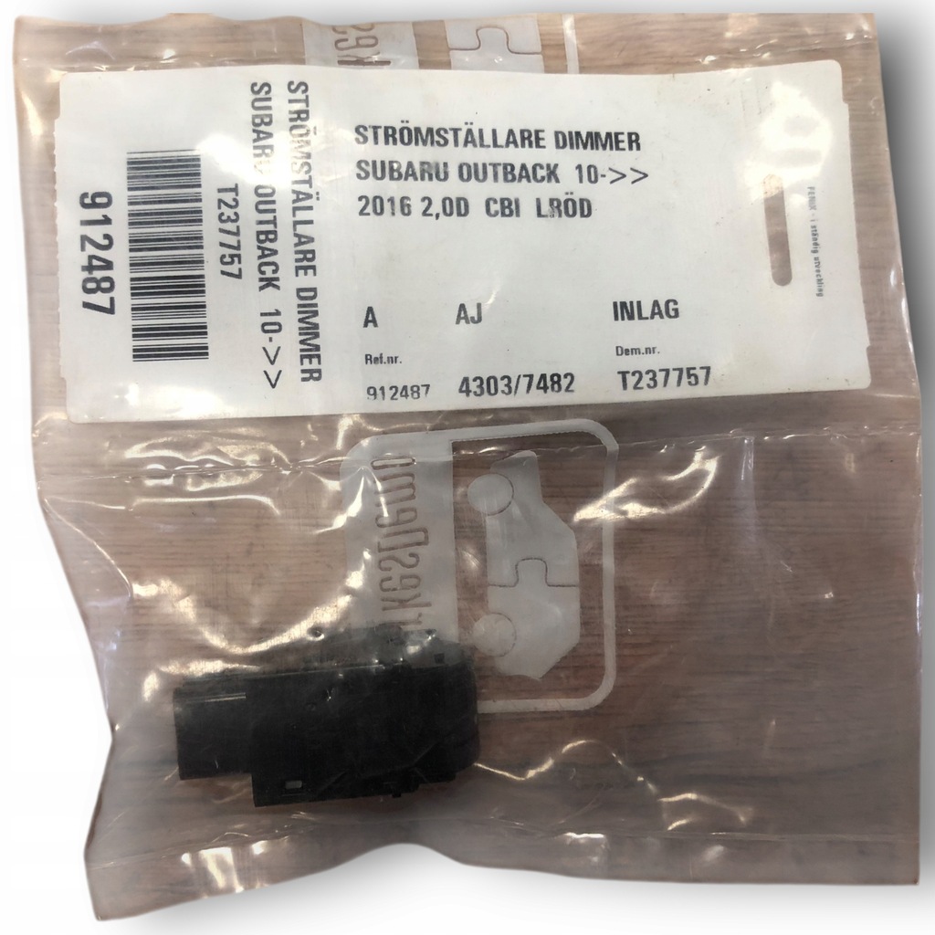 фото №1, Subaru outback переключатель poświetlenia света