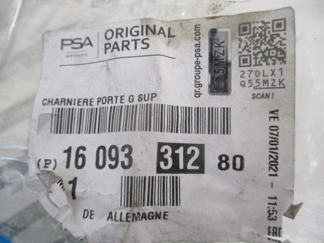 фото №9, Nemo bipper петля дверь левых передних верхний новый 1609331280