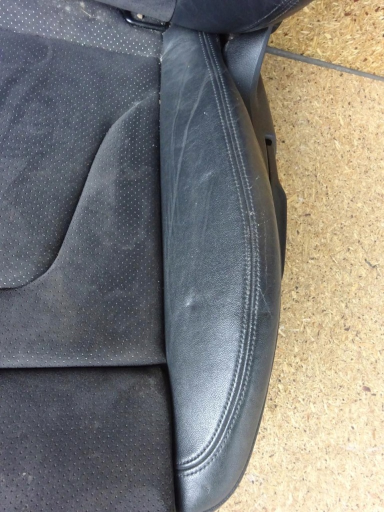 фото №11, Audi a4 b8 8k обивка сиденья заднее сиденье задняя обшивки кожа комплект s-line