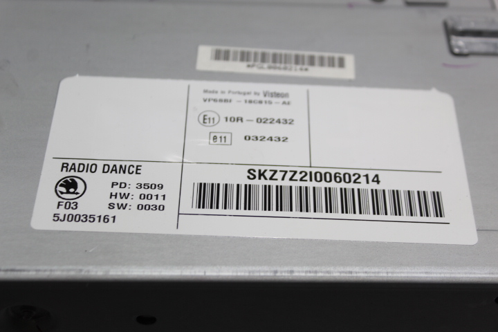 фото №4, Радіо skoda fabia ii 1.2