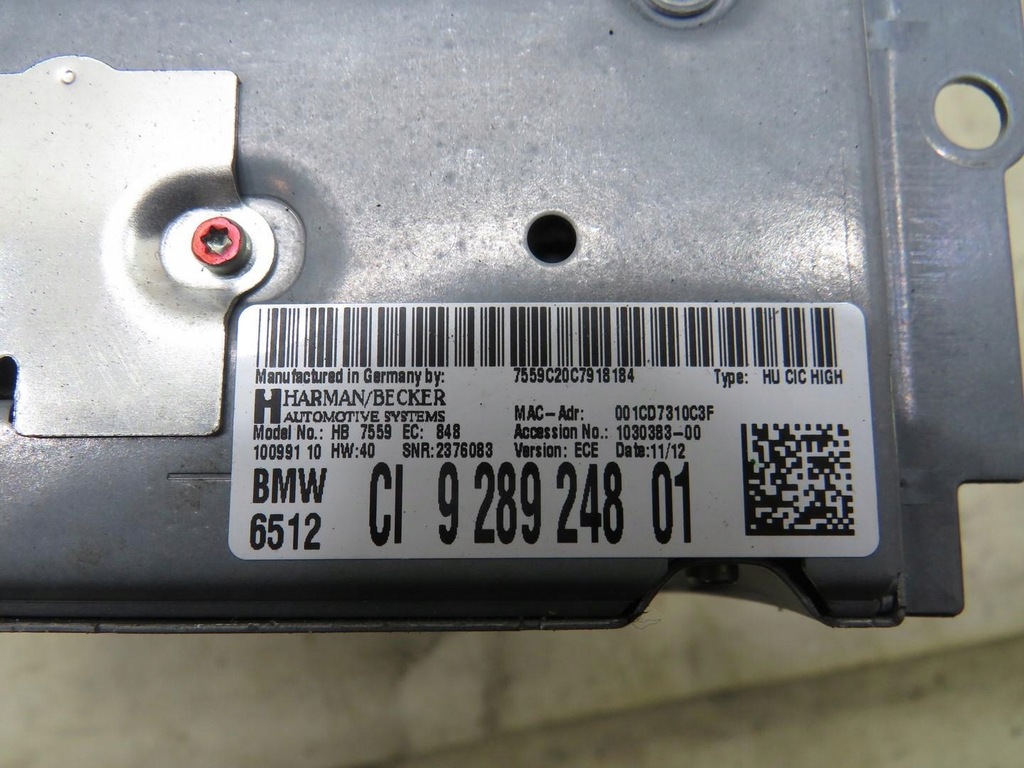 фото №9, Радио навигация считыватель bmw 6 f06 f12 f13 9289248