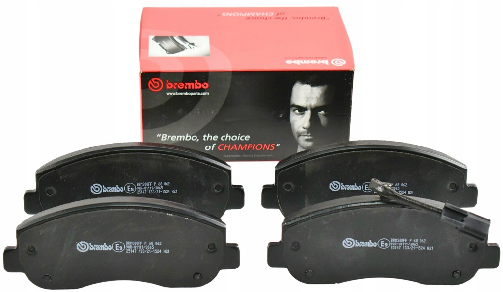 фото №1, Brembo p68062 тормозные колодки тормозные перед nissan interstar nv400 2011-