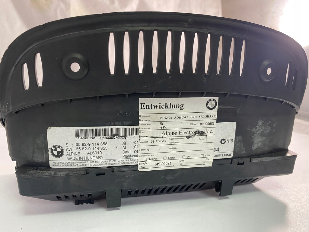 фото №6, Дисплей, монітор, екран bmw 9114353 оригінал