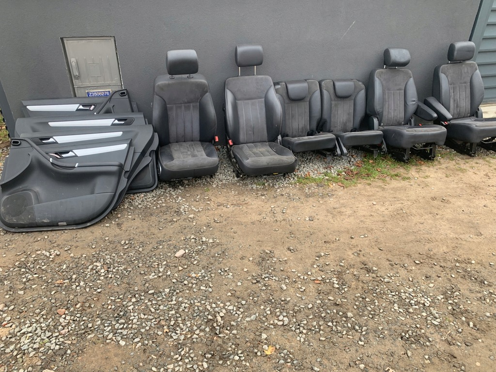 фото №1, Mercedes r-klasa 251 w251 сидіння сидіння перед задня 6 пасажирський обшивки комплект