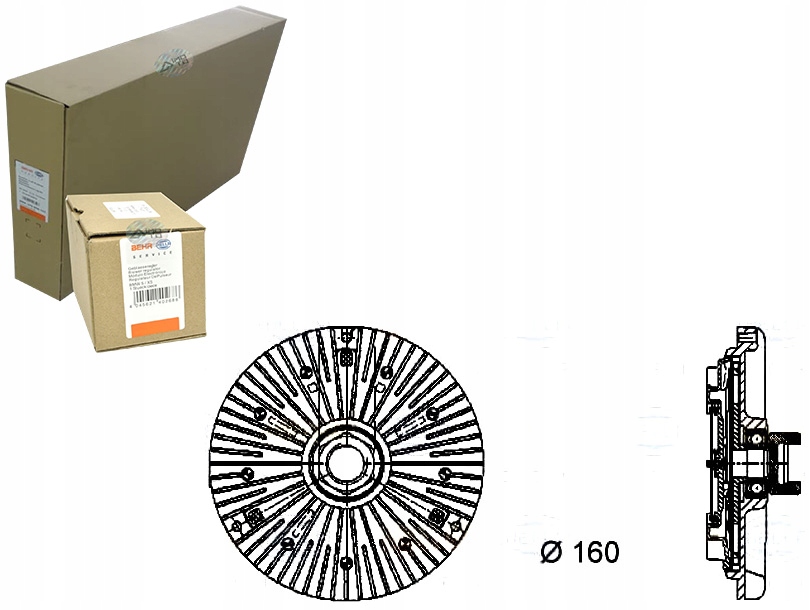 фото №1, Behr hella вязкостная муфта сцепление вязкостная 7831619 11