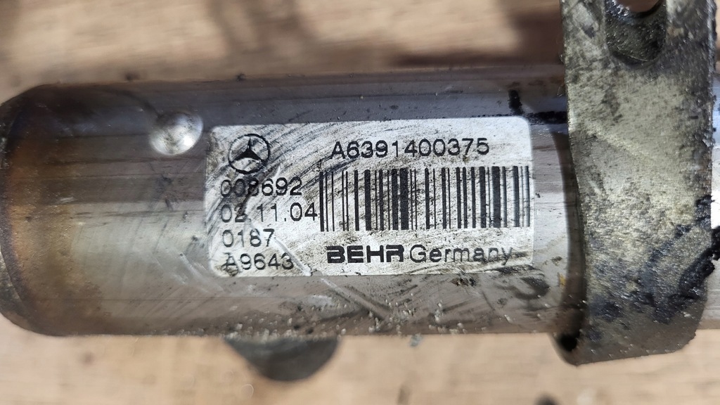 фото №4, Радиатор выхлопных газов mitsubishi colt vi 1,5 did a6391400375