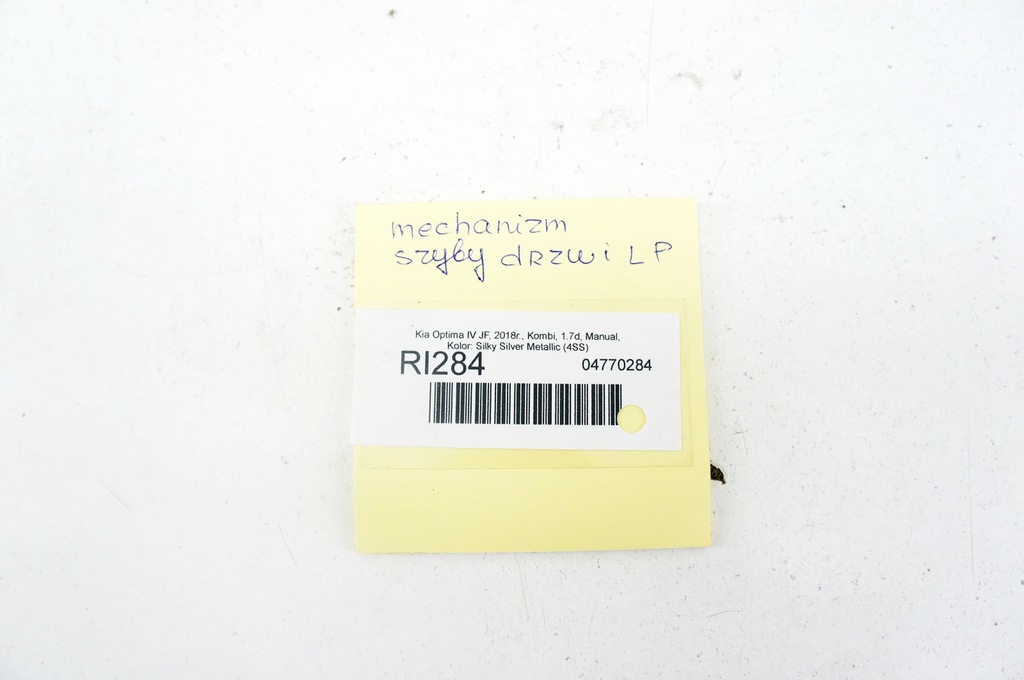 фото №5, Ri284 kia optima iv jf механізм скло лівий перед