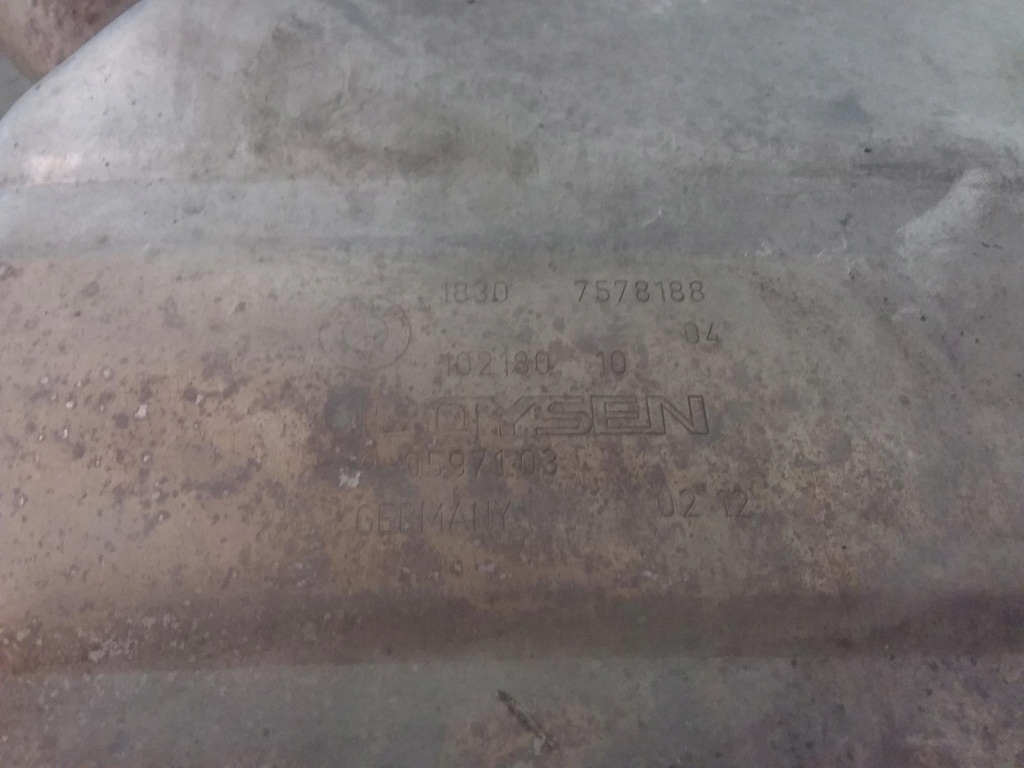 Bmw 750i f01 4.4 b гаситель выхлоп 7578189 Цена