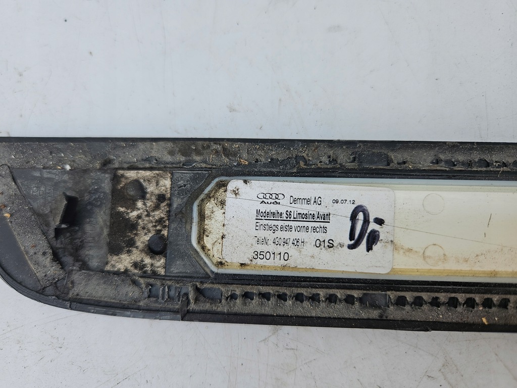 фото №7, Молдинг накладка na поріг поріг підсвічена audi s6 c7 4g правий перед