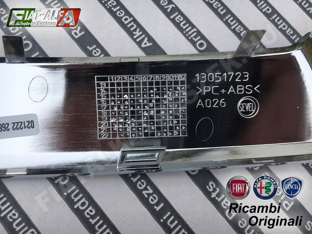 фото №5, Citroen jumper 2014- защита радиатора нижняя хром эмблема оригинальный номер 735596793