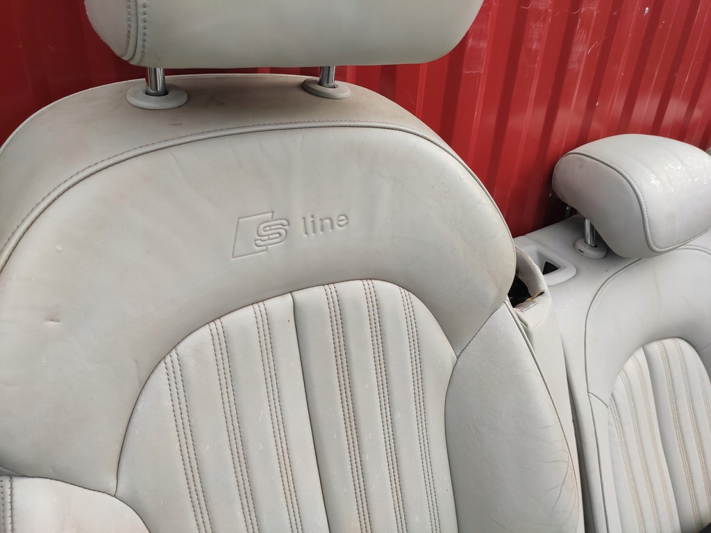 фото №14, Audi a7 4g салон сидіння сидіння s-line заднє сидіння обшивки комплект світла шкіра