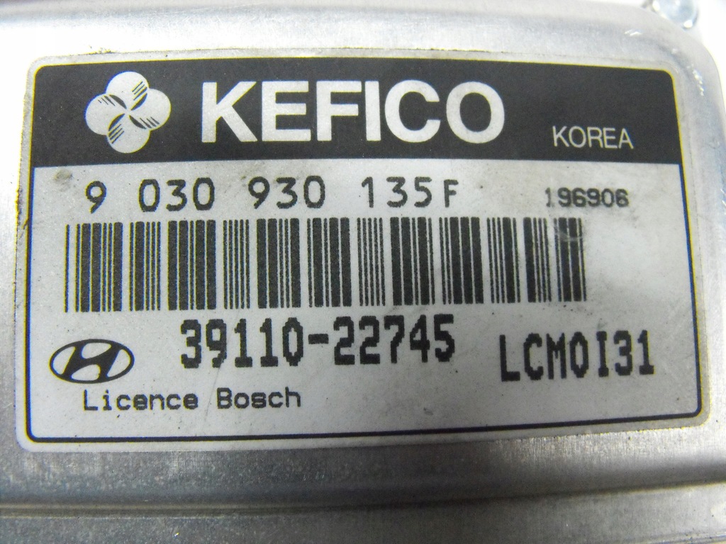 фото №5, Hyundai accent ii бортовой компьютер двигателя 39110-22745