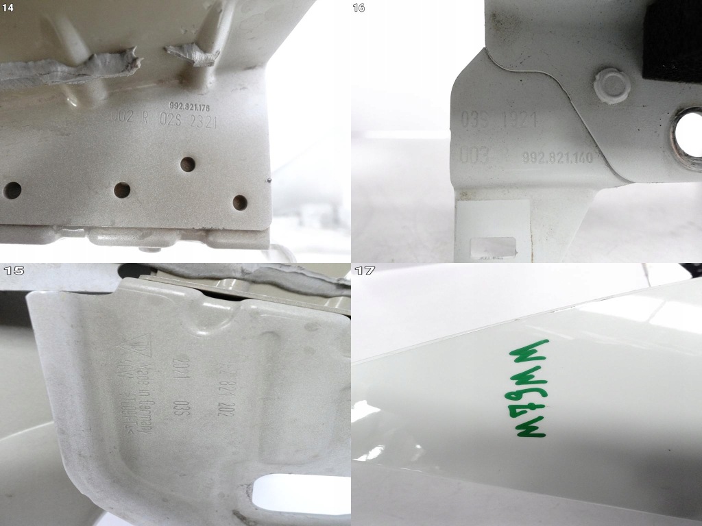 фото №15, Porsche 992 911 turbo carrera sport c2 / c4 19- крила fender правий перед