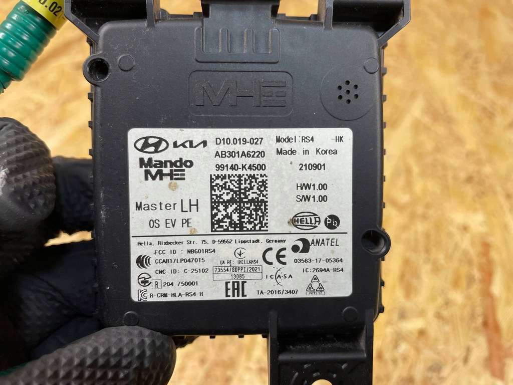 фото №9, Радар датчик датчик мертвого pola hyundai kona задняя ev электрик 99140-k4500