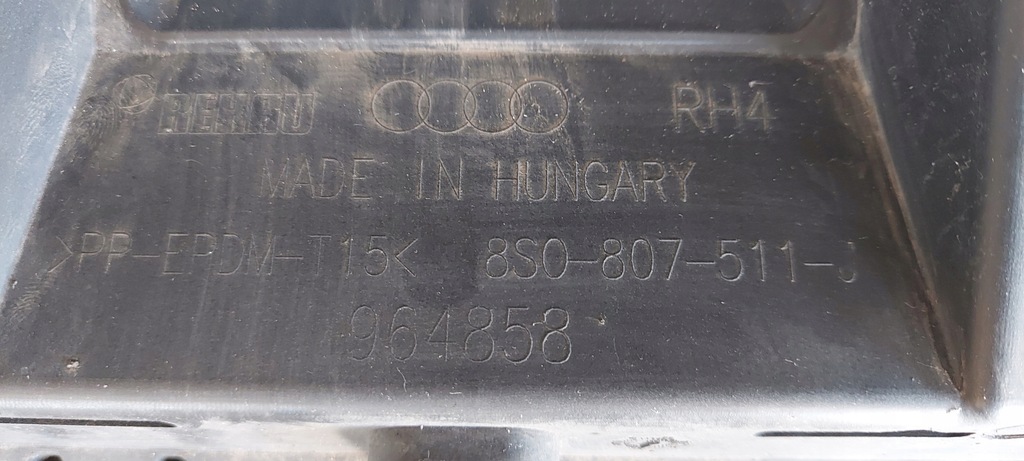 фото №10, Audi tt 8s0 lift tts s-line бампер задний спойлер 8s0807511j