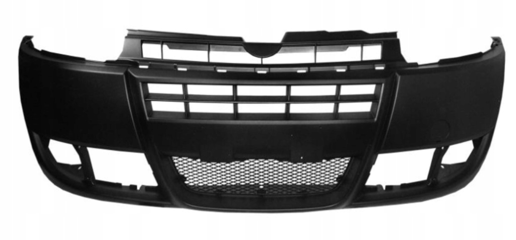 фото №1, Бампер передний do fiat doblo 2006-2010 lift с решётка радиатора w komplecie