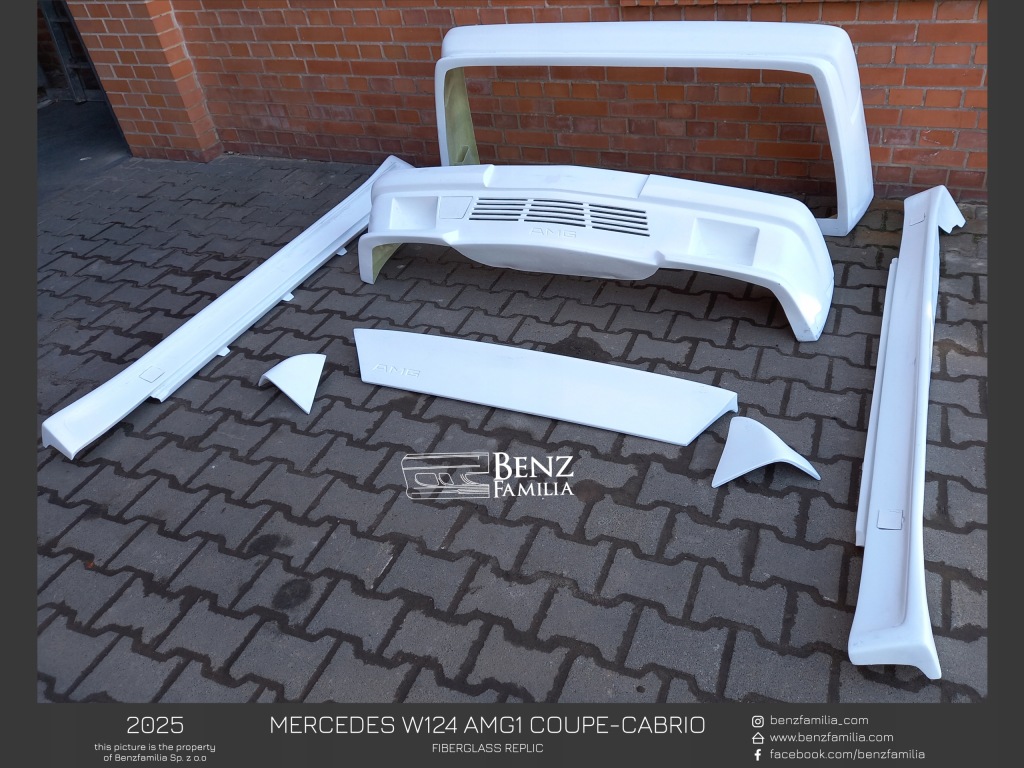 Mercedes w124 c124 amg1 coupe/cabrio pakiet/bodykit replika Цена