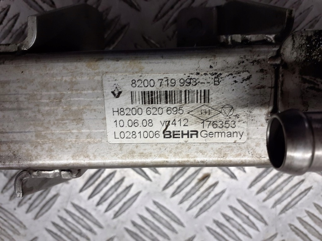 фото №3, Радіатор вихлопних газів renault laguna iii 2.0 dci 8200719993