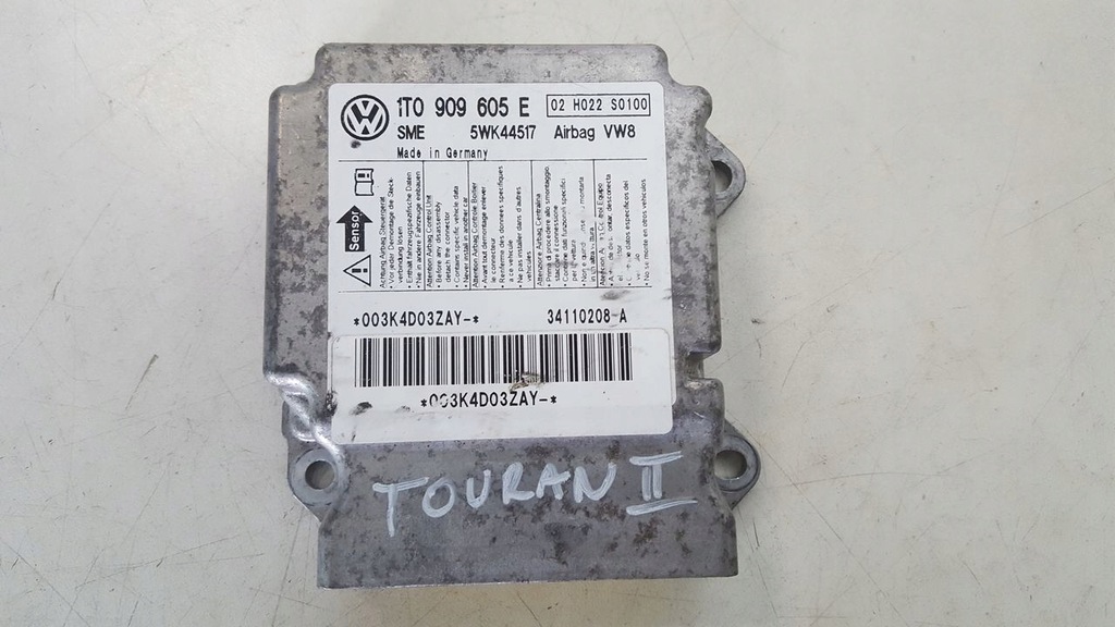 фото №7, Приборная панель консоль ремни vw touran ii 1,6 tdi