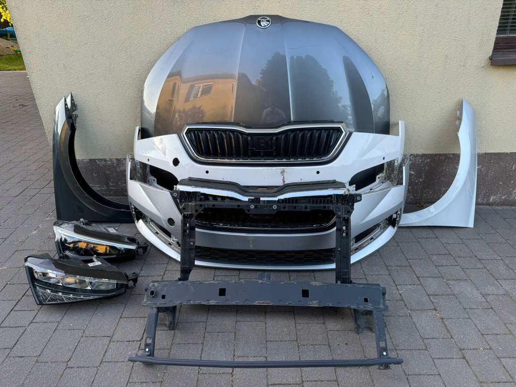 фото №1, Skoda scala 19- капот бампер pas передний балка бампера лампа крылья