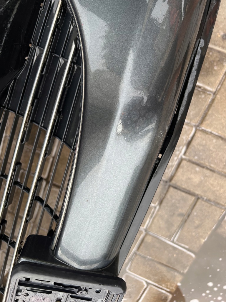 Peugeot 308 рестайлинг  бампер перед передний комплектный  szary ktp с Разборки