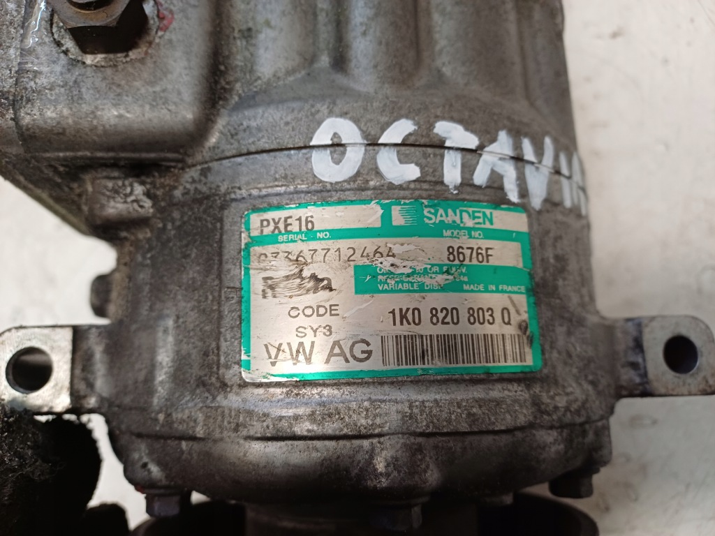 фото №6, Skoda octavia 2 ii 04- 1.9tdi компресор кондиціонера 1k0820803q