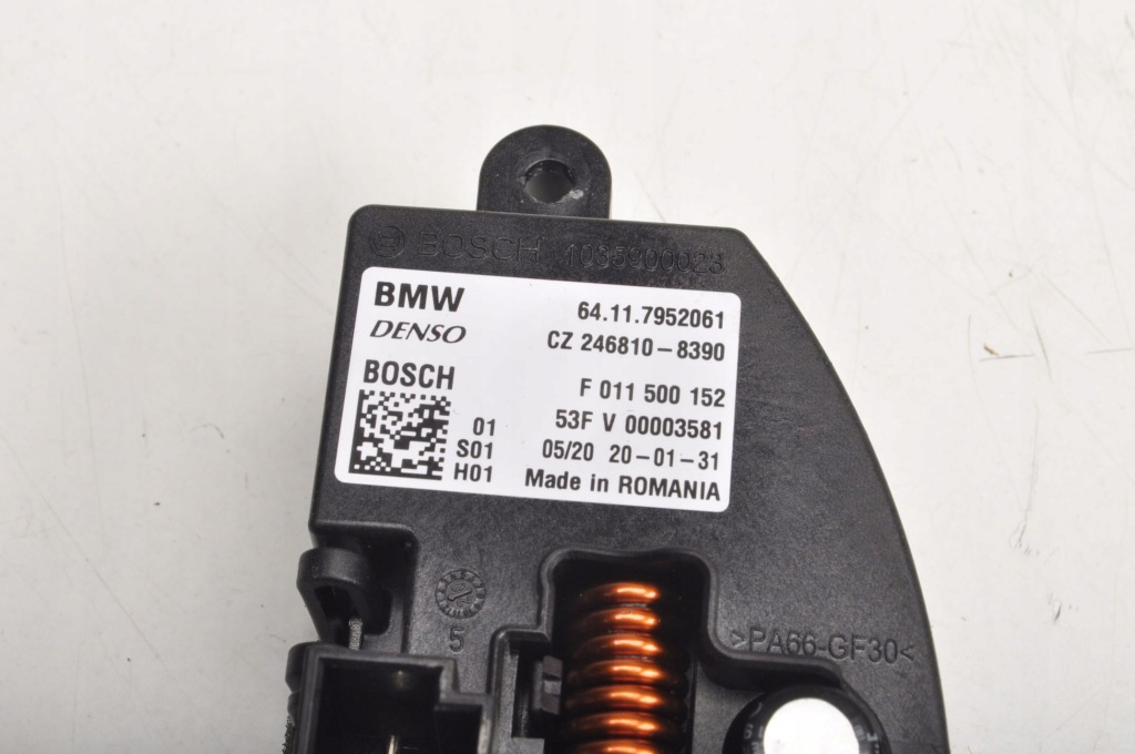 Mini f55 lift резистор резистор вентилятор 7952061 Доставка