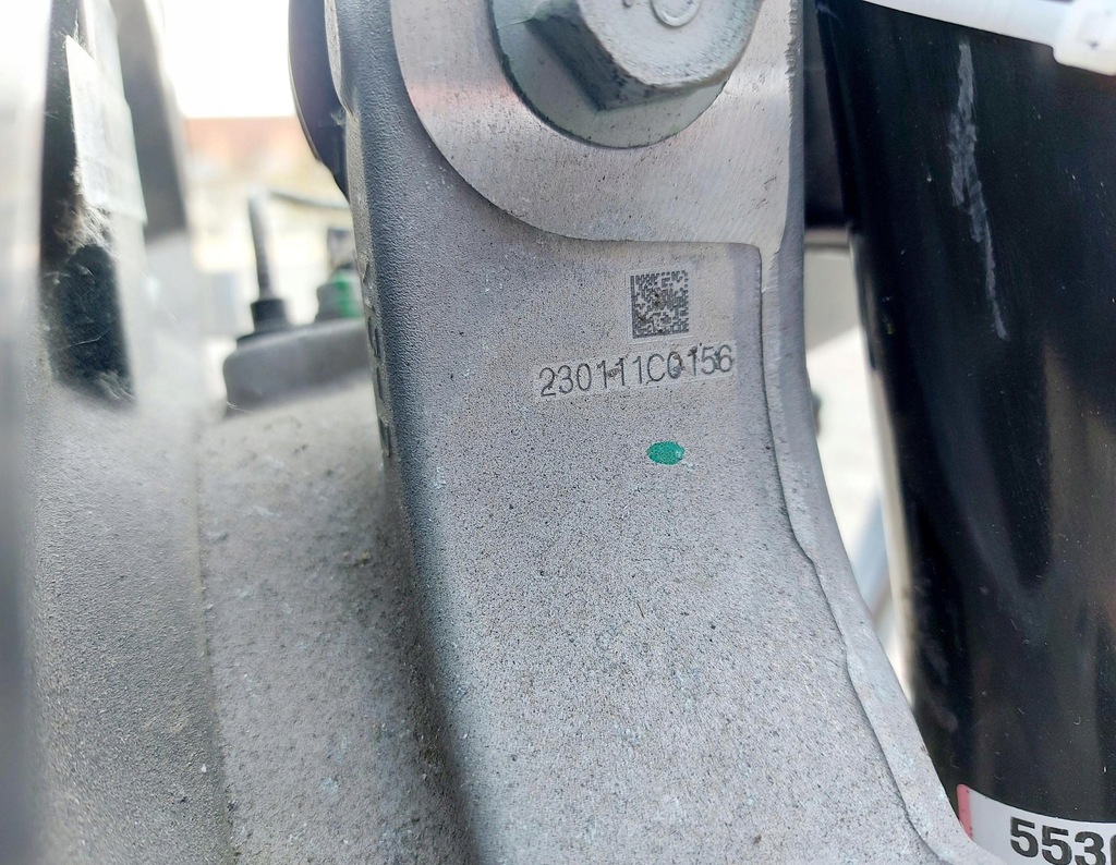 фото №9, Kia ev6 23r. поворотный кулак амортизатор рычаги приводной вал левый задняя 55307-cv200