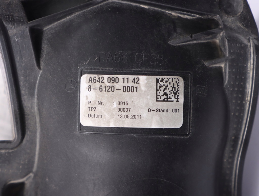 фото №15, Mercedes w212 w221 om642 шланг труба воздухозаборник воздуха a6420901642