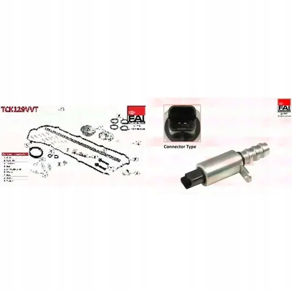 фото №16, Fai набор цепи распределительного вала citroen c3 09- уплотнение, вариатор i ko