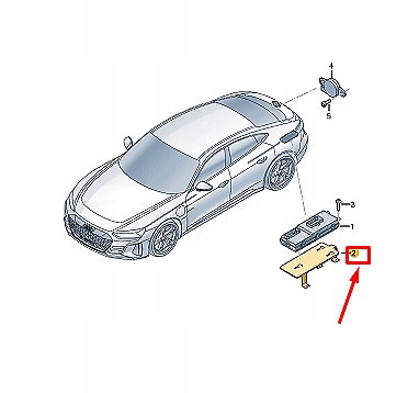фото №1, Audi e-tron gt задняя дверь управление unit кронштейн 9j1035243e