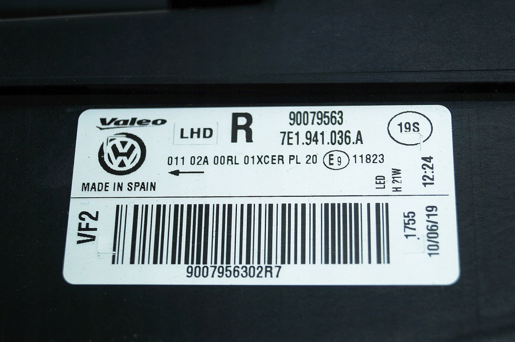 фото №10, Лампа правий перед vw transporter multivan t6 7e1 full led eu