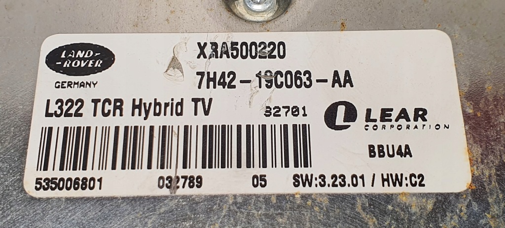 фото №3, Тюнер tv range rover iii l322 7h42-19c063-aa
