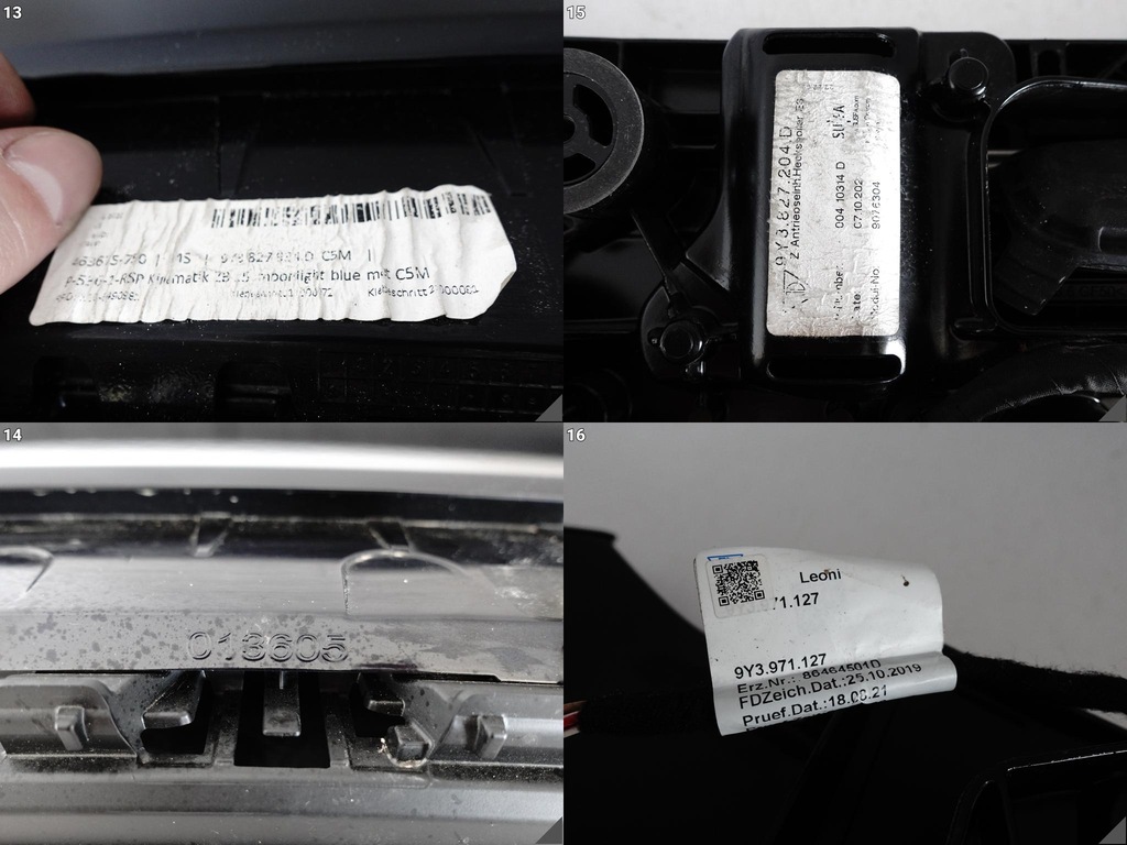 фото №14, Porsche cayenne 9y3 coupe крышка багажника механизм привод спойлер спойлер крыло задняя