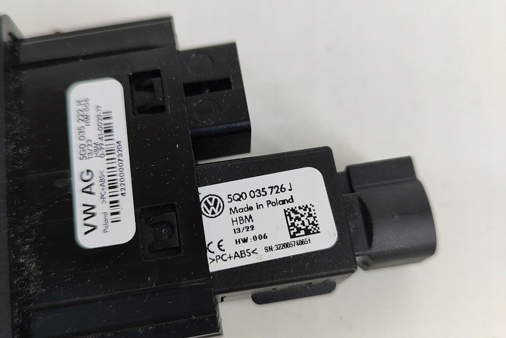 фото №9, Volkswagen passat b8 роз'єм usb/aux-in port 5g0035222h 2014 25015441 nowe