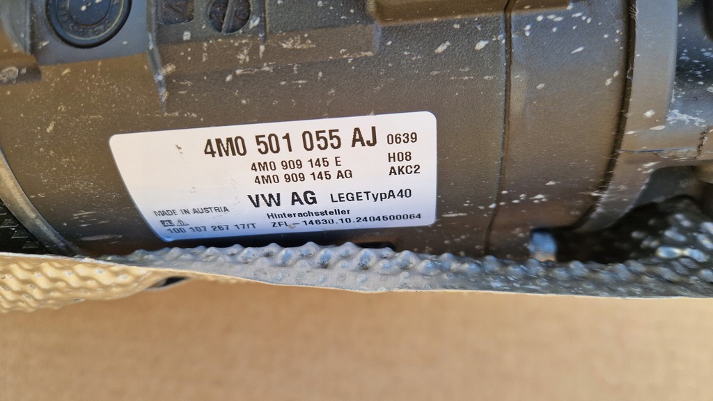 фото №5, Трансмиссия задняя 4m0501055aj audi q7 q8 lift jak nowa 200 km пробег 2024 r