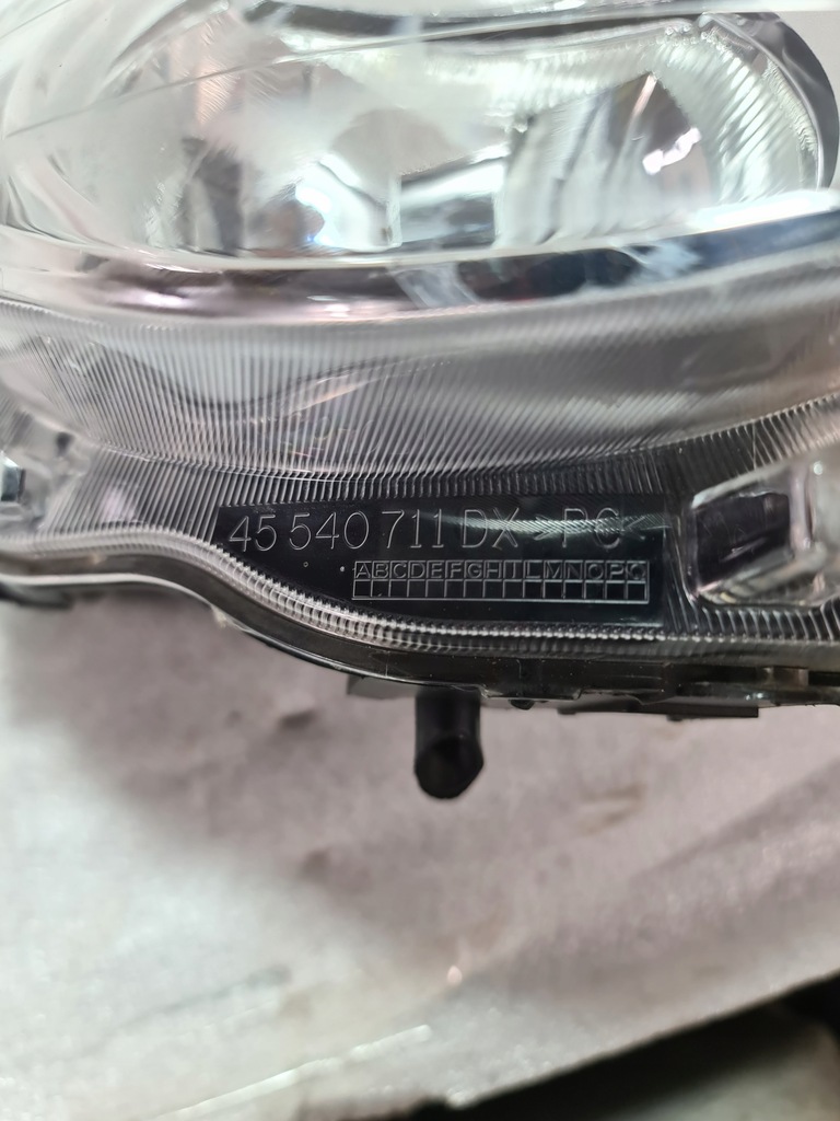 фото №9, Fiat 500 08-13 лампа правая перед фара правый передний 45540711dx