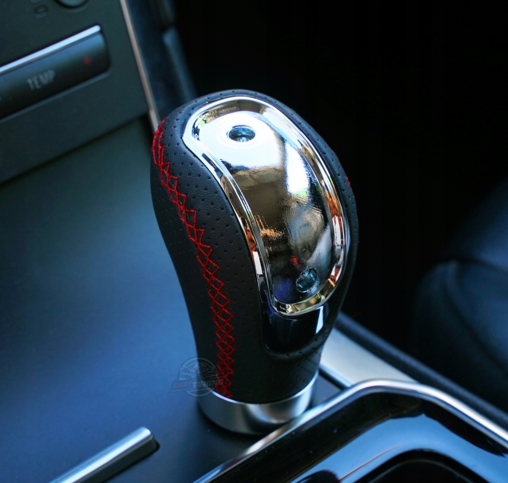 Універсальна ручка перемикання передач шкіра натуральна 5 6 ступенева тюнінг karkraft Доставка