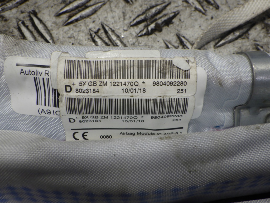 фото №3, Peugeot 2008 шторка безпеки повітряна подушка безпеки права