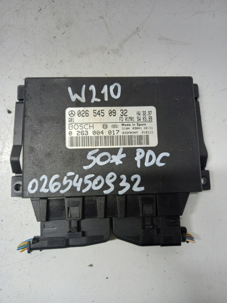 фото №1, Модуль pdc mercedes-benz w210 0265450932