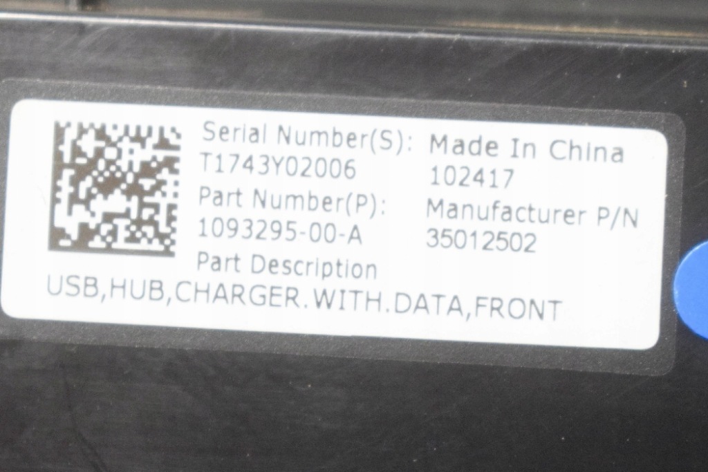 фото №6, Модуль зарядное устройство usb hub tesla model 3 1093295-00-a 2018