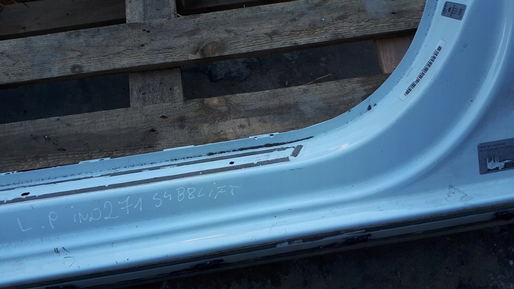 фото №5, S4 b8 lift порог обшивка порог левый перед ls9r