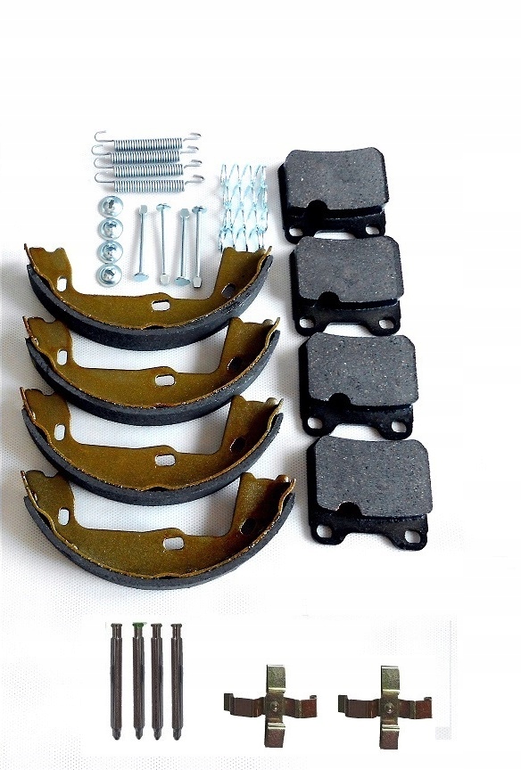 Купить Тормозные колодки + тормозные колодки тормозные + пружины + комплект . монтажный opel vectra b задний