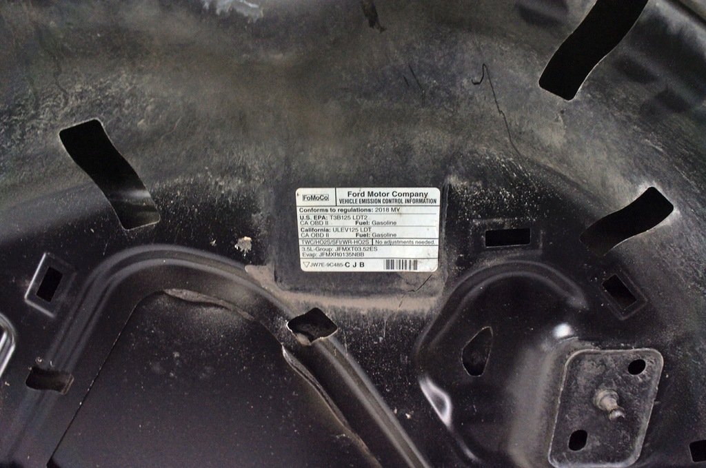 фото №9, Ur074 ford edge mk2 ^ капот перед передняя magnetic металлик j7