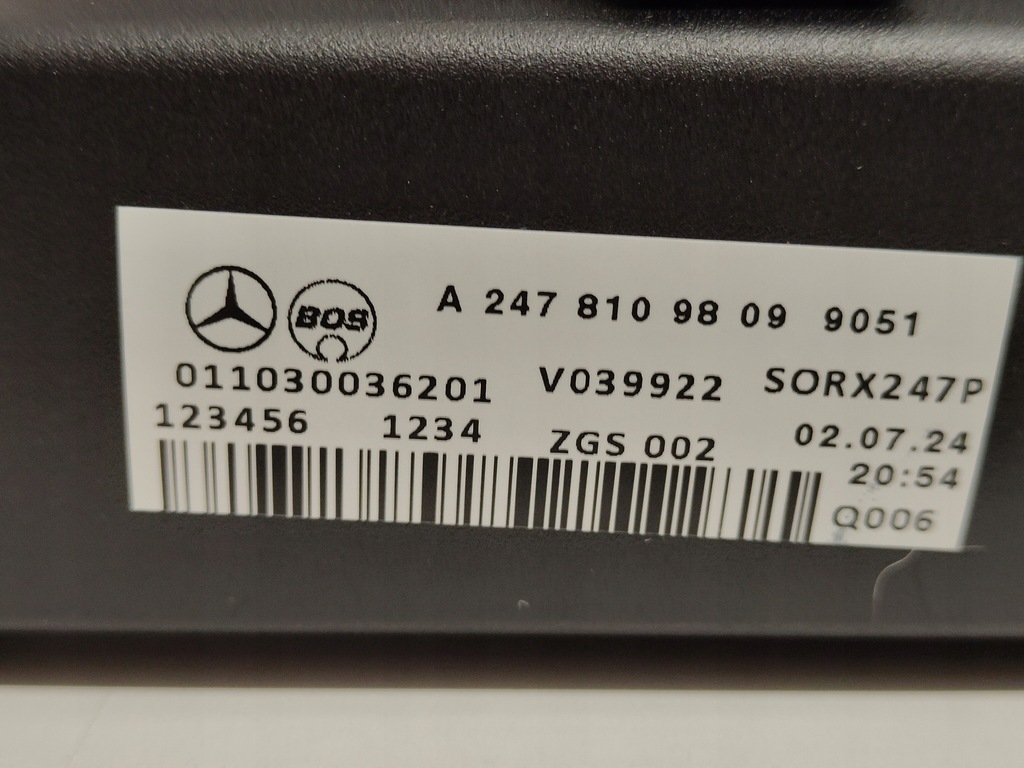 фото №9, Mercedes glb x247 шторка багажника nowa оригинал 2019-