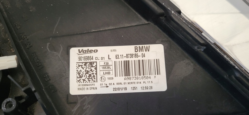 фото №7, Лампа передняя перед левая bmw x2 f39 full led 8738185 22.01.19