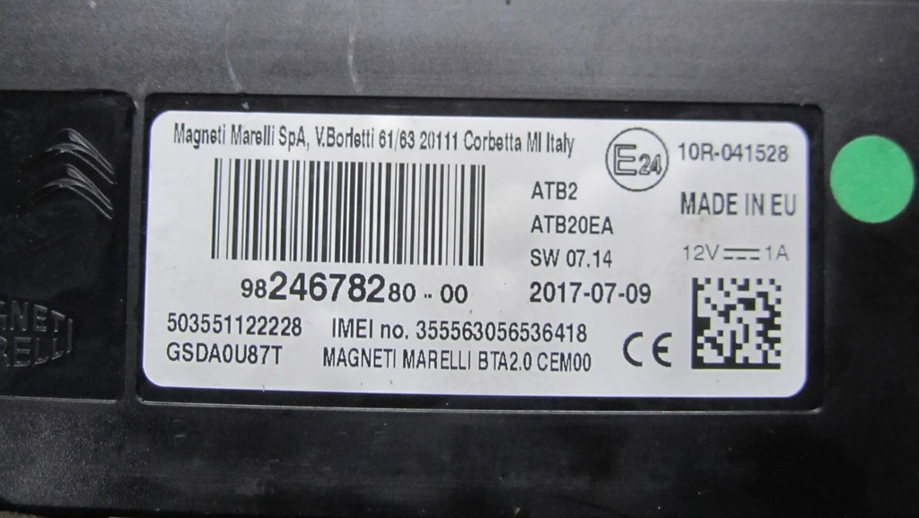 фото №5, Citroen c4 ii picasso блок керування bluetooth 9824678280