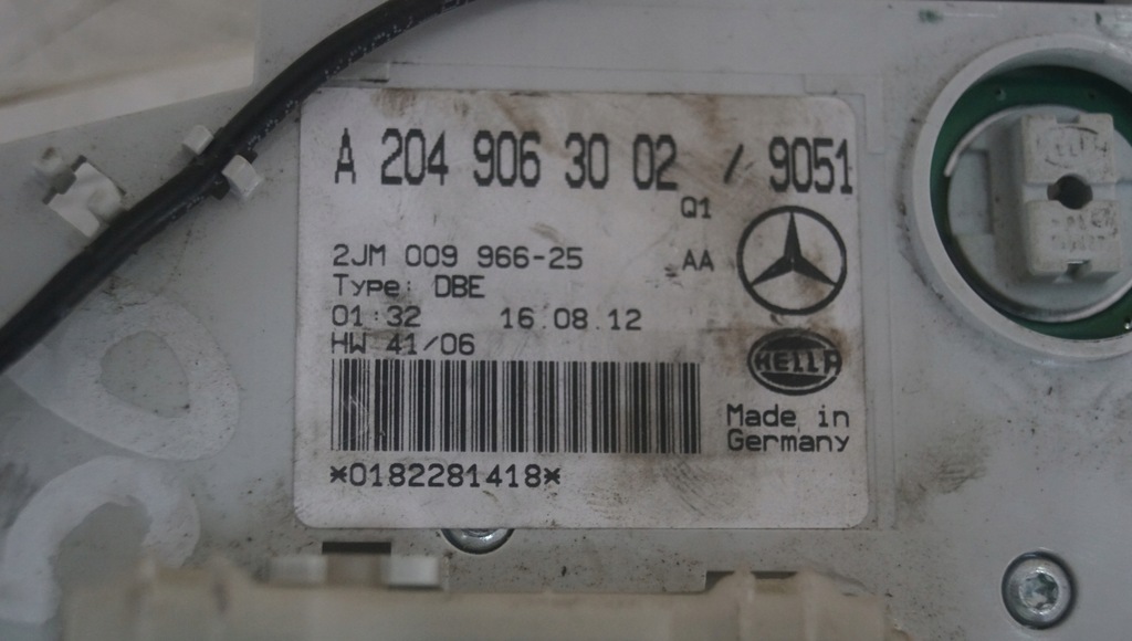фото №11, Лампа стельовий mercedes c w204 a2049063002